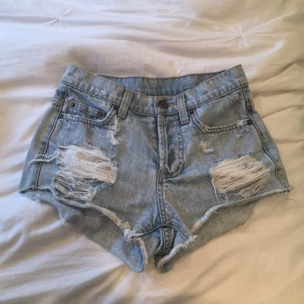 High Waisted CarMar Denim Shorts